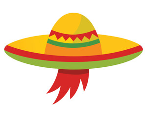 Festa Junina's traditional hat vector illustration