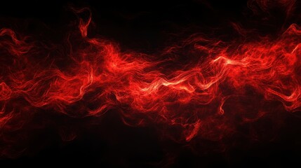 The Fiery Abstract Light Flow