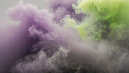 Obraz premium Colorful smoke clouds create a dramatic and abstract atmosphere, perfect for artistic designs and backgrounds, evoking mystery and fluidity.