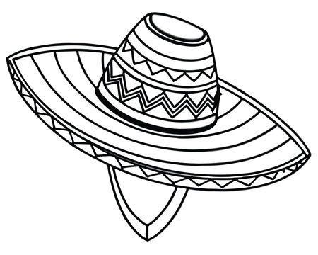 recommend clip art: Festa Junina's traditional hat vector silhouette