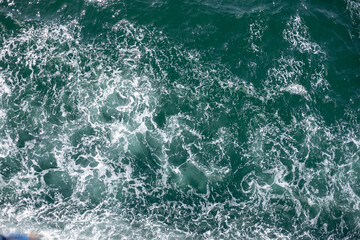 Sea foam green water background
