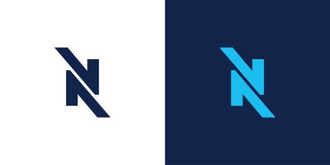 Modern and strong  N  logo design