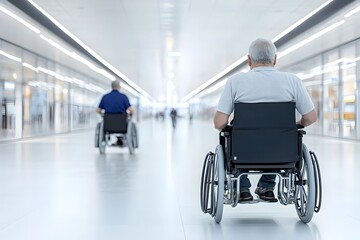 Disabled and Elderly in Modern Transportation Hubs Navigating Corridors with Ease