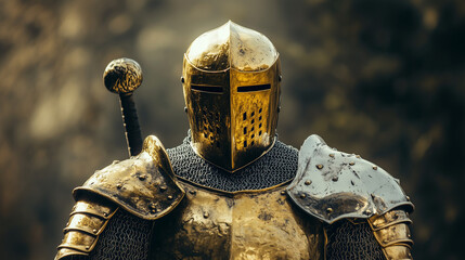 Facing Challenges with a Fearless Mindset: Delve into how the golden knight's fearless stance against the silver opponent reflects the mindset needed for overcoming obstacles in le