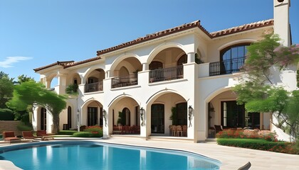 Elegant Mediterranean Coastal Architecture with Stunning Designs and Vibrant Colors