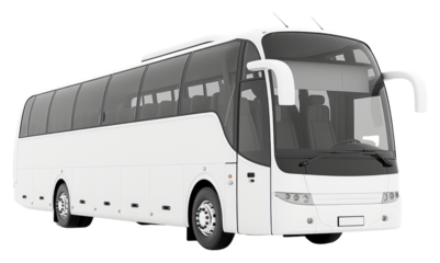 PNG White coach bus transportation furniture vehicle.