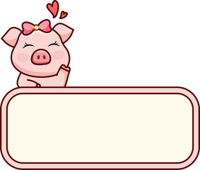 Pig text box label