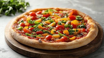 The Delicious Veggie Pizza