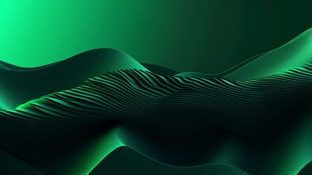 GREEN TECHNOLOGICAL WAVES BACKGROUND