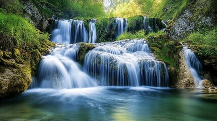Stunning images of waterfalls, whether large and powerful or small and gentle.