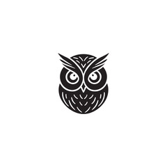 owl logo vector icon