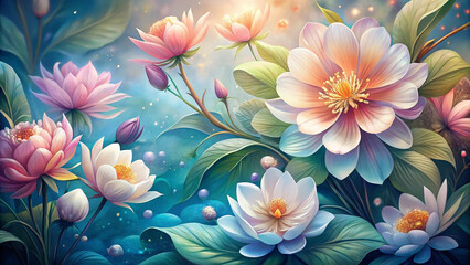 pattern with flowers