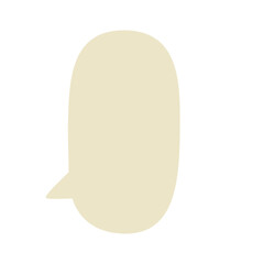 hand drawn speech bubble color