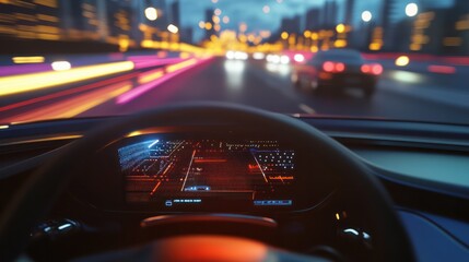 Future autonomous car sensor system ensures driverless safety with adaptive cruise control. Concept Autonomous Vehicles, Sensor Technology, Driverless Safety, Adaptive Cruise Control