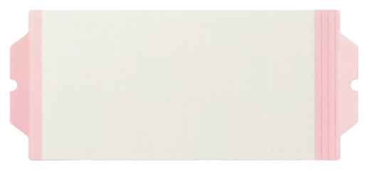 PNG Blank pink-bordered rectangular card