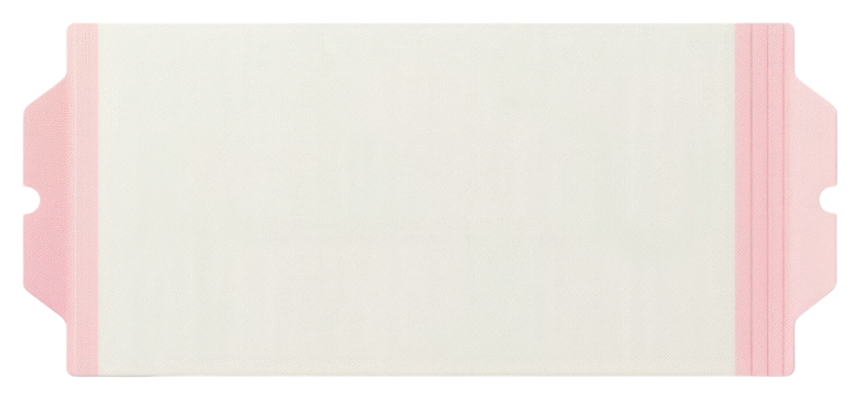 PNG Blank pink-bordered rectangular card