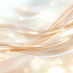 A long, curvy line of gold and white colors