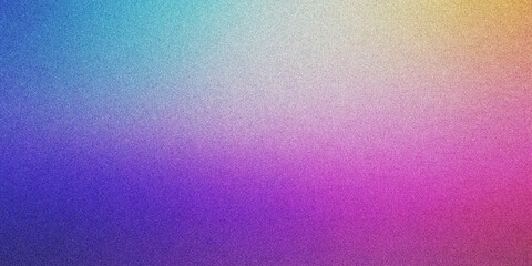 Colorful Gradient Background with Grainy Noise Texture. Modern and Futuristic Design with Smooth Fluid Shapes, Ideal for Posters with a Unique Visual Appeal