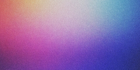 Colorful Gradient Background with Grainy Noise Texture. Modern and Futuristic Design with Smooth Fluid Shapes, Ideal for Posters with a Unique Visual Appeal
