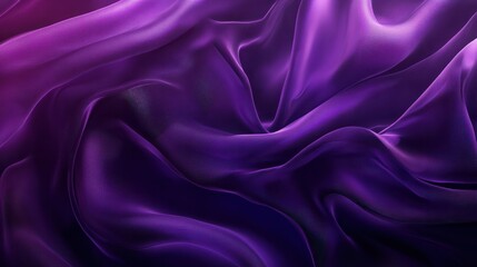 Fototapeta premium 3d rendering, abstract fashion background with curvy layers and folds. Drapery waving and fluttering. Modern ultraviolet wallpaper