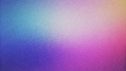 Colorful Gradient Background with Grainy Noise Texture. Modern and Futuristic Design with Smooth Fluid Shapes, Ideal for Posters with a Unique Visual Appeal