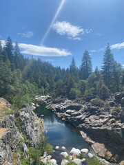 lake in the mountains