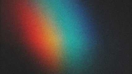 Colorful Gradient Background with Grainy Noise Texture. Modern and Futuristic Design with Smooth Fluid Shapes, Ideal for Posters with a Unique Visual Appeal