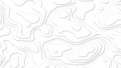 Abstract paper cut white background, white paper cut background abstract realistic papercut decoration textured .