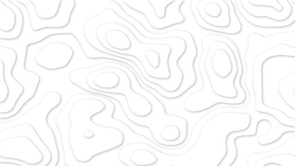 Abstract paper cut white background, white paper cut background abstract realistic papercut decoration textured .