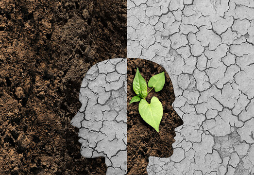 Climate denial and global warming skeptic or environmental skepticism as a denier of carbon emissions and ecological damage due to the changing extreme weather.