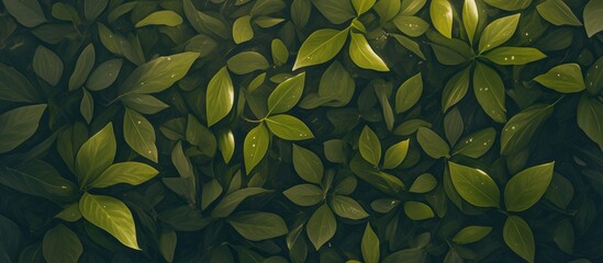 Close up macro photography of a green plant background
