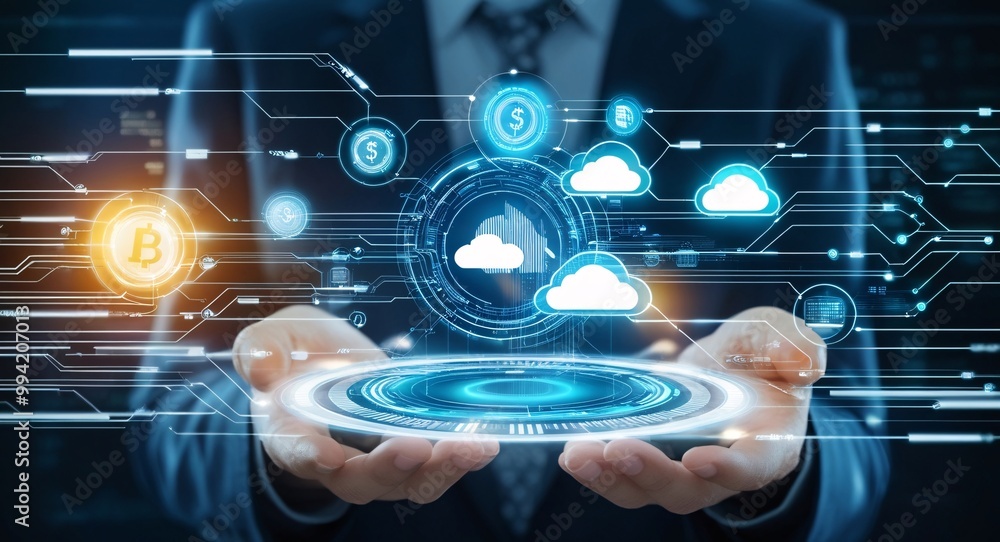 Poster cryptocurrency and cloud computing convergence