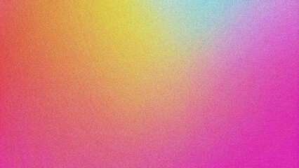 Colorful Gradient Background with Grainy Noise Texture. Modern and Futuristic Design with Smooth Fluid Shapes, Ideal for Posters with a Unique Visual Appeal