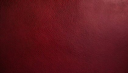 Textured Leather Background in Dark Red