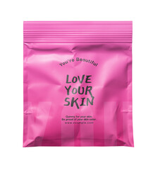 PNG pink pouch bag, transparent background