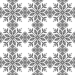 Seamless geometric abstract pattern with a modern Batik style