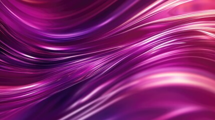 Obraz premium Abstract purple digital background featuring flowing curved lines Illustration