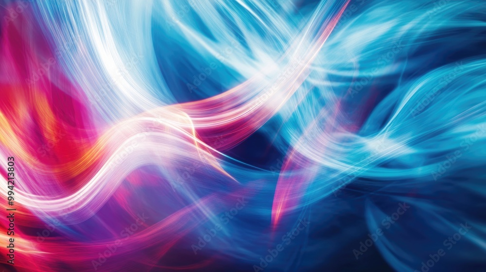 Poster abstract background with motion blur effects