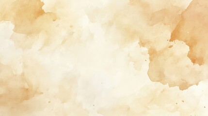 Fototapeta premium Old beige watercolor paper texture background