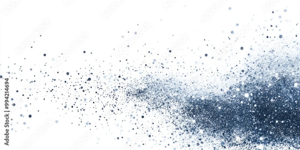 Poster abstract particle effect for an elegant greeting card features a sparkling texture with snow and sta