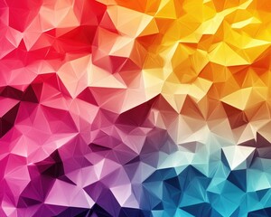 Obraz premium Vibrant Geometric Mosaic Backdrop Innovative Design Templates
