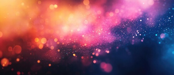 Fototapeta premium Creative abstract illustration depicting a mystical heaven concept featuring a bokeh light effect suitable for various artistic applications