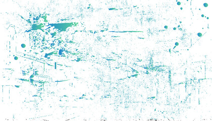 white rough background. Grunge colorful Urban texture. Place over any object create colorful grunge effect. Distressed grunge texture background vector.