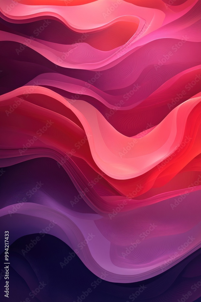 Poster abstract wavy backdrop featuring dynamic effects 2d cartoon illustration suitable for use in adverti