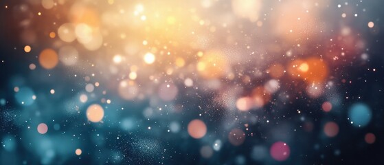 Fototapeta premium Fantasy abstract blurred bokeh background