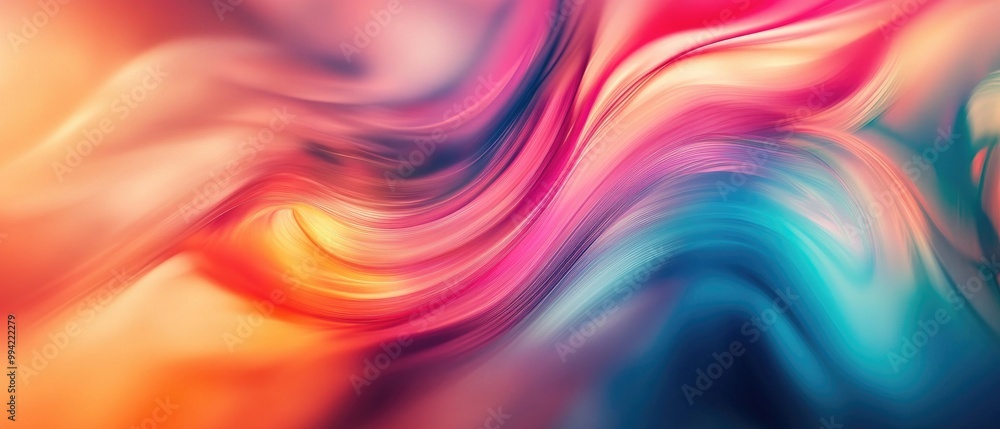Poster multicolored abstract blur background featuring a dynamic texture and decorative elements ideal for 