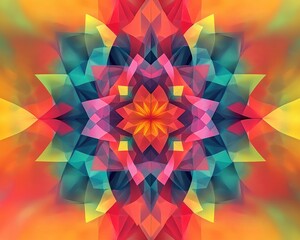 Vibrant Multi Kaleidoscope Designs Unique and imaginative animated backdrop featuring a blend of graphic elements harmoniously intertwined