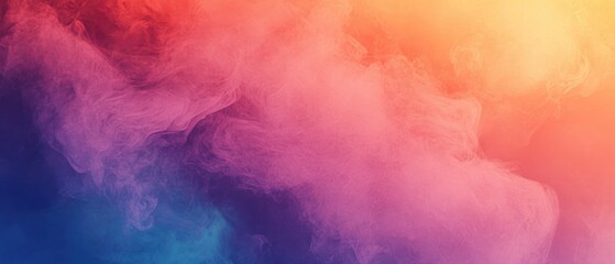 Dreamy gradient colors creating an abstract art background