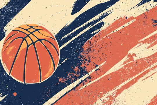 vector illustration background for College Basketball sport event