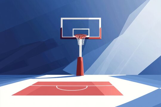 vector illustration background for College Basketball sport event